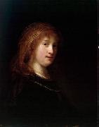 REMBRANDT Harmenszoon van Rijn Portrait of Saskia van Uylenburg painting